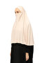Ready Practical Scarf with Turban Veil Hijab with Hijab - Prayer Cover Souffle (5XL) - Powder