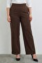 Women's Plus Size High Waist Plus Size Greenish Stretch Fabric Comfort Fabric Pants - 2