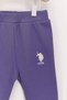 Base Polo Assn Polka Dot Cream Lilac Baby Girl Set - 3
