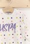Base Polo Assn Polka Dot Cream Lilac Baby Girl Set - 2