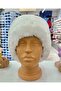 Vegan Premium Plush Cloak High Quality White Faux Fur Hat - 2