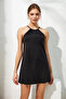 221139 Merry Halter Bibbed Dress Swimsuit
