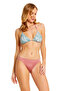 Flower Pattern Triangle Bikini Set