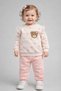 Baby Girl/Child Polka Dot Punch Teddy Bear Shoulder Snap Baby Set 2 Piece Top and Bottom Seasonal 3-6-9-12Months - 2