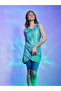 Quick Dry Lycra Swimwear Fabric Women Zero Sleeve Strap Tights Swimwear - 5