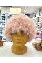 Pink Premium Plush Bucket Hat High Quality Faux Fur