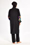 Sports Lycra Full Covered Hijab Swimsuit Elise 1227 Black - 4