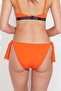 Women's Orange Thick String Bikini Bottom - 2