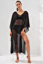 V-Neck Dress Pareo Black 231803