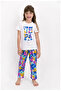 Girl's White Suit 862-4