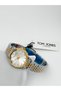 Women's Wristwatch with Steel Strap, Cut Glass, Gold Winding, Waterproof, 2-Year Warranty - 4