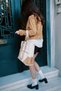 Women's Shoulder Bag from Valeria Series - Tote Bag - Ecru - 8