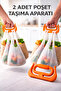 2 Pieces Multi-Purpose Market Market Bag Carrying Apparatus Bag Holder Carrying Kit