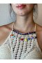 KNITTED Patterned PATTERNED FRINGED BUSTIER SPORTS BUSTIER - 3