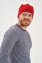 Men's Red Slogan Warm Outfits Fleece Beanie - 3