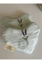 Lavender Meditation Eye Pillow – Large Size (for Savasana & Sleep) Mint Green Heart Eye Cushion - 3