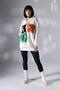 Knitwear Appliqued 3 Thread Sweat White