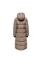 Ann Premium Puffer X-long Otw Women's Brown Hooded Coat - 6