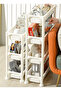 4-Tier Plastic Storage Rack, Multipurpose Space-Saving Organizer for Home, Kitchen & Bathroom - 4