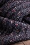 Hand Knitted Men's Beanie Neck Collar Set Dark Blue - 2