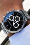 Men's Wristwatch (By.) 3 Atm Waterproof Silver Color Steel Cord - 4