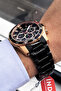 Men's Wristwatch 5 Atm Water Resistant Black Color Full Steel Sge2012C2 - 4