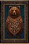 Sdt Bear Themed Patterned Woven Base Modern Decorative Carpet Sdt201