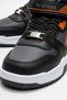 Velcro Laced Children's Sports Shoes Black Orange - 3