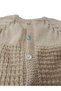 Wool Hand-Knitted Cream Color Baby Vest Buttoned Short-Sleeved Unisex Vest - 2