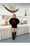 Women's Star Model Casual Oversized Knitwear Sweater