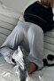 Seasonal Baggy Plus Size Extra Wide Leg Elasticated Non-See-Through Fabric Cotton Oversize Tracksuit - 8