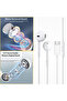 Type-C Wired Earphones with Mic & Volume Control - 7