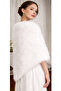 Bride Very Large Size Lolita Fur Etol Shawl (160*60 cm) - 4