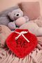 Heart Plush Hot Water Bag - Love, Termofor Hot Water Bag Red - 3