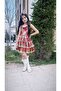 Eid Girl's Plaid Detailed Puffy Dress - 4