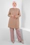 HIDDEN BUTTONED STONE DETAIL TUNIC 20359