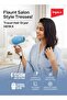 HD 1K4 Hair Dryer 1250W Quick Dry DC Copper Motor Foldable Lightweight Cool Air 2Year - 2