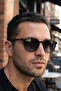 Black Round Unisex Sunglasses with Polarized Lenses with Uv400 Protection 1338 C0101