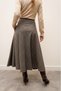 Women's Verona Checkered Layered Premium Blue Skirt - 2