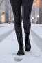 Women's Mathilda Stitched Boots Thick Sole Boots - 4
