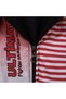 Boy's Black Colored Striped Ultimate Lettered Hooded Inflatables Coat - 3
