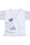 Chery Baby Girl Hospital Discharge Set - 5 Pieces, Purple with Heart - 3