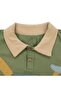 Baby Boy Green Yellow Scoop Patterned Collar Set of 2 - 3
