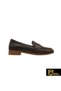 Women's Brown Genuine Leather Shoes 505320098-1