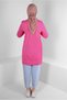 Text Printed Ruffle Detail Sweatshirt Tunic 43699 - 3