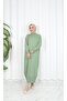 Venezya Knitwear Dress with Collar Detail - 2