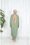 Venezya Knitwear Dress with Collar Detail - 5