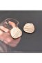 Leaf Metal Button 23 mm Gold Plated 1 Package 6 Pieces - 6