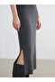 Esvab • Modern & Distinctive High Collar Slit Knit Dress - 4