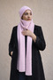 Unisex Wool Corded Scarf & Beanie Set